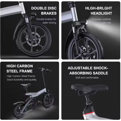Vélo électrique hybride